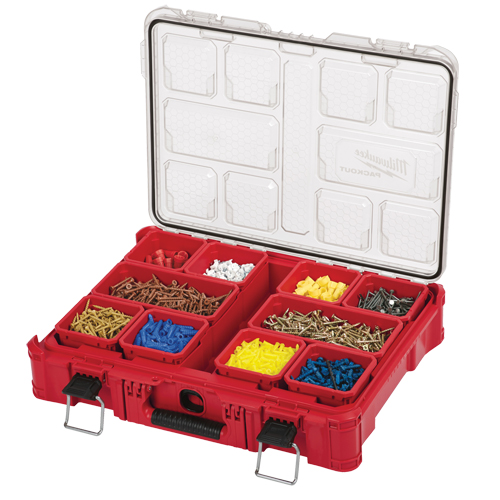 Organisateur Packout, 20" x 15" x 5", Noir/Rouge Pathway Supply LP