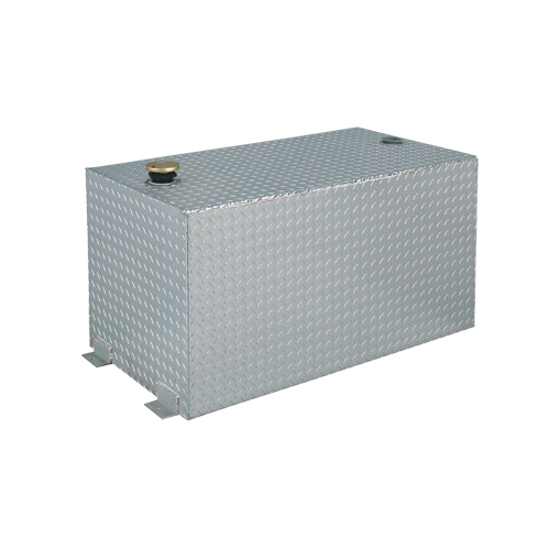R&eacute;servoir de transfert pour carburant en aluminium, Aluminium, Capacit&eacute; 100 gal., Argent Pathway Supply LP