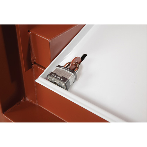 Field Office Jobsite Box, 33" W x 63" D x 80" H, Steel, Red Pathway Supply LP