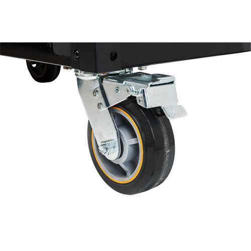 Powered Tool Cart, 11 Drawers, 42-1/2" W x 24-7/16" D x 41" H, Black/Orange Pathway Supply LP