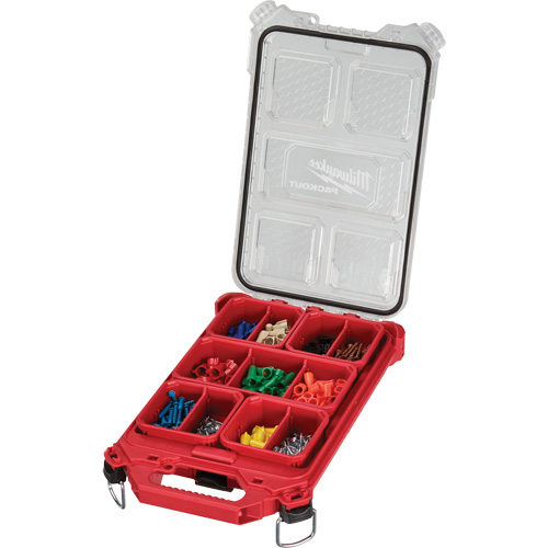 Organisateur profil&eacute; et compact Packout, 16-2/5" x 9-3/4" x 2-1/2", Noir/Rouge Pathway Supply LP