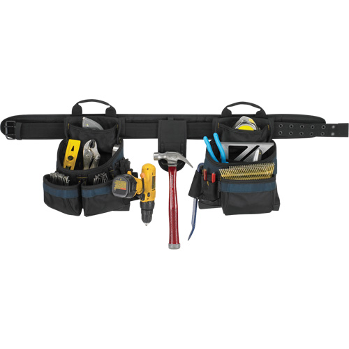 Electrician's Tool Belt, Polyester, Black Pathway Supply LP