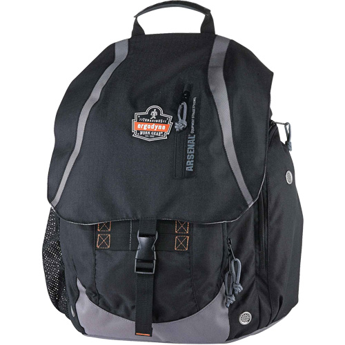 Arsenal&reg; 5143 Tool Backpack, 15" L x 8" W, Black, Polyester Pathway Supply LP