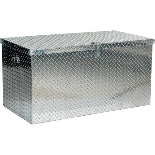 Boîte &agrave; outils portative en t&ocirc;le larm&eacute;e d'aluminium, 25-1/16" P x 49-1/4" la x 24" h, Argent Pathway Supply LP