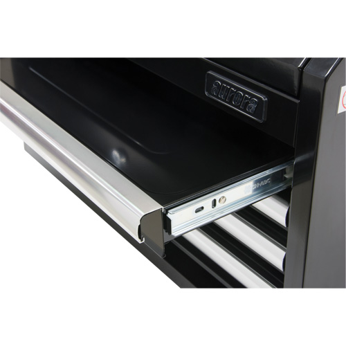 Coffre &agrave; outils industriel, 26" la, 4 tiroirs, Noir Pathway Supply LP