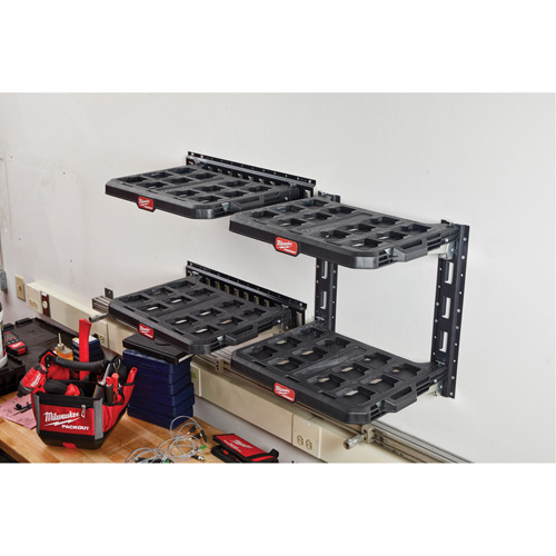 E-Track vertical pour tablettes de rayonnage Packout Pathway Supply LP