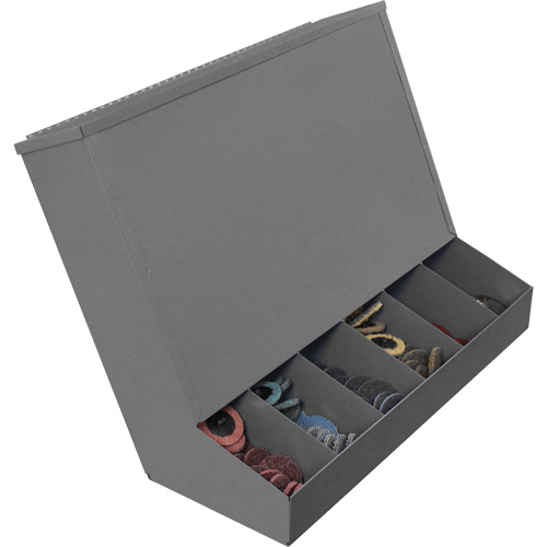 Distributeur aliment&eacute; par gravit&eacute; avec couvercle Pathway Supply LP