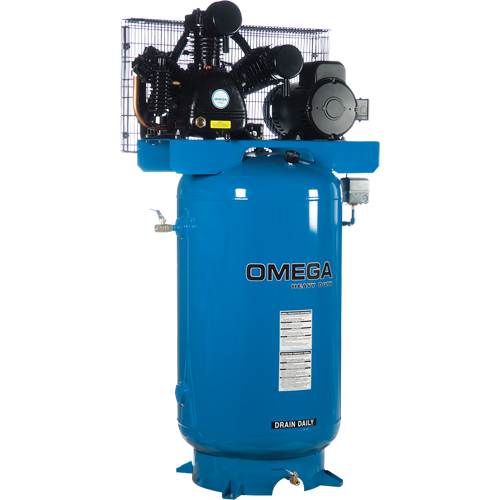 Industrial Series Air Compressors - Horizontal Compressor - Two Stages, 66.6 Gal. (80 US Gal) Pathway Supply LP
