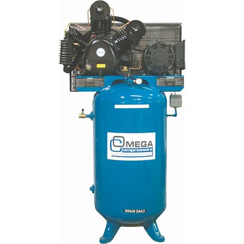 Industrial Series Air Compressors - Vertical Compressors - Two Stage, 66.6 Gal. (80 US Gal) Pathway Supply LP