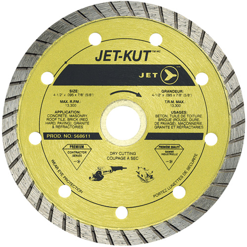 Lame diamant Turbo de premi&egrave;re qualit&eacute; JET-KUT Pathway Supply LP