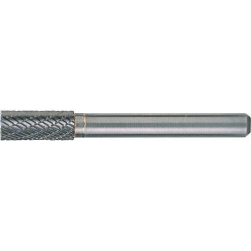 Solid Carbide Burrs - Cylinder Shape with End Cut, SB-51, 1/4" Dia., 1/8" Shank, 3/16" Depth of Cut Pathway Supply LP