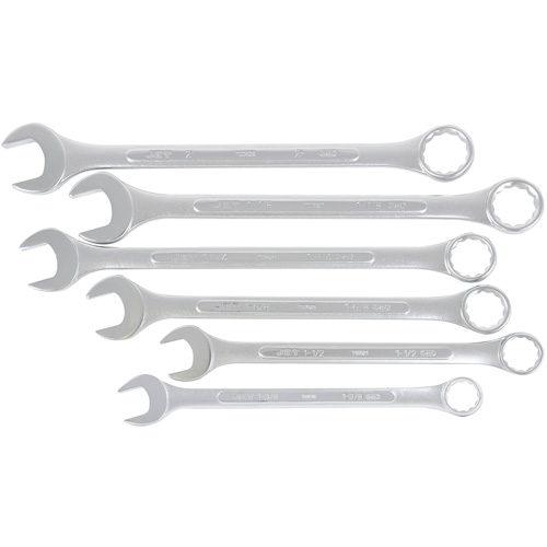 Jeux de cl&eacute;s mixtes combin&eacute;es longues enti&egrave;rement polies, Combinaison, 6 morceaux, Imp&eacute;rial Pathway Supply LP