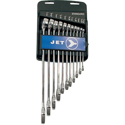 Jeux de cl&eacute;s mixtes combin&eacute;es longues enti&egrave;rement polies, Combinaison, 11 morceaux, Imp&eacute;rial Pathway Supply LP