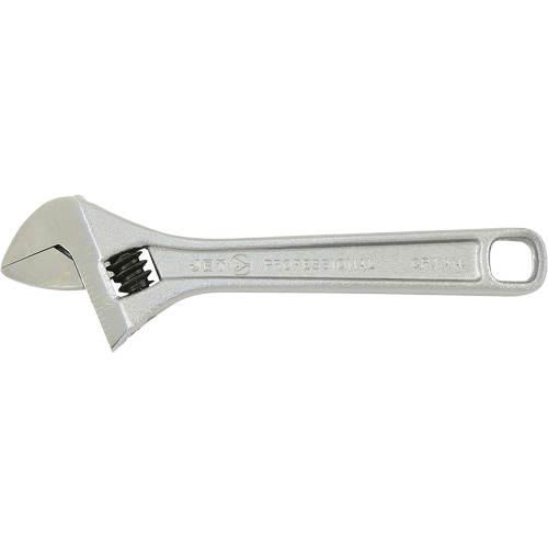 AWP-6 Super Heavy-Duty Professional Adjustable Wrench, 6" L, 15/16" Max Width, Chrome Pathway Supply LP