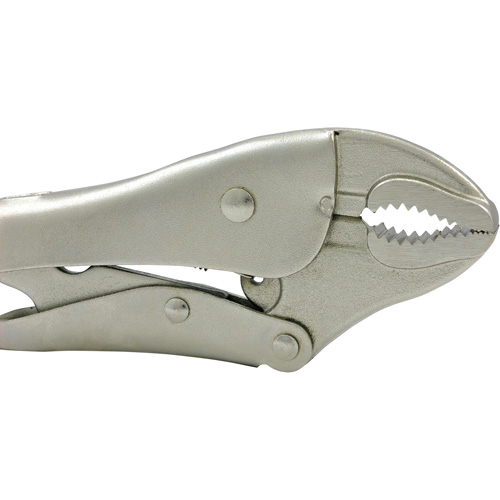 Pinces verrouillables super robustes J10WR avec couteau, Longueur 10", M&acirc;choire courb&eacute;e Pathway Supply LP