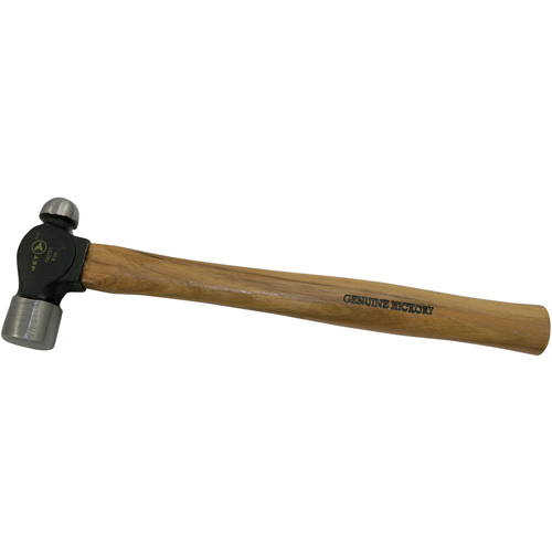 Heavy-Duty Ball Pein Hammer, 8 oz. Head Weight, Plain Face, Wood Handle Pathway Supply LP
