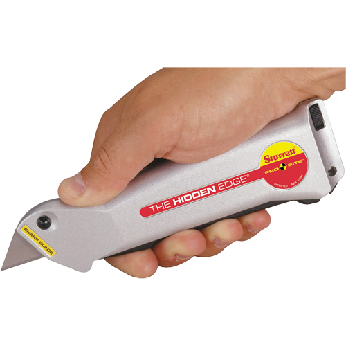 Hidden Edge&reg; Knife, 19 mm, Steel, Aluminum Handle Pathway Supply LP