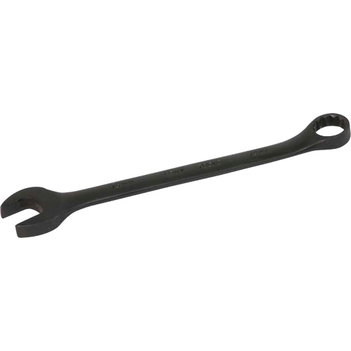 Flat Shank Combination Wrench, 12 Point, 15 mm, Black Oxide Finish Pathway Supply LP