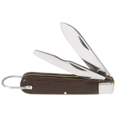Couteau de poche &agrave; 2 lames, 2-1/2" lame, lame en Acier au carbone, poign&eacute;e en Plastique Pathway Supply LP