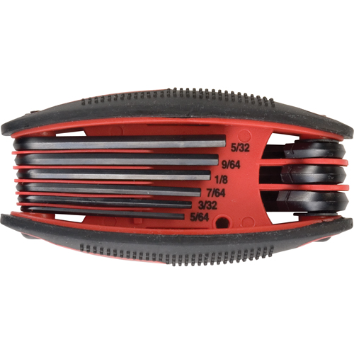 Folding Hex Key Set, 9 Pcs., Imperial Pathway Supply LP