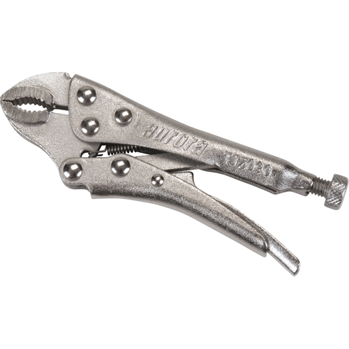 Locking Pliers with Wire Cutter, 4" Length, Curved Jaw Pathway Supply LP