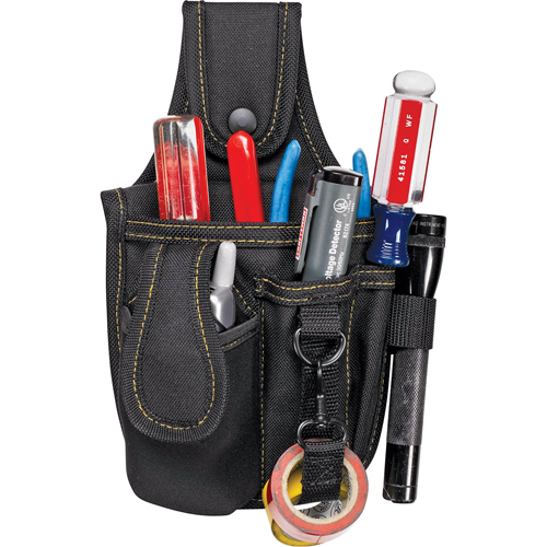 Multi-Pocket Tool & Phone Holders, Multiple Tool Holder, Polyester, 4 Pockets Pathway Supply LP