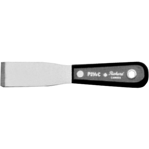 Putty Knife Chisel, Steel Blade, 1-1/4" Wide, Polypropylene Handle Pathway Supply LP