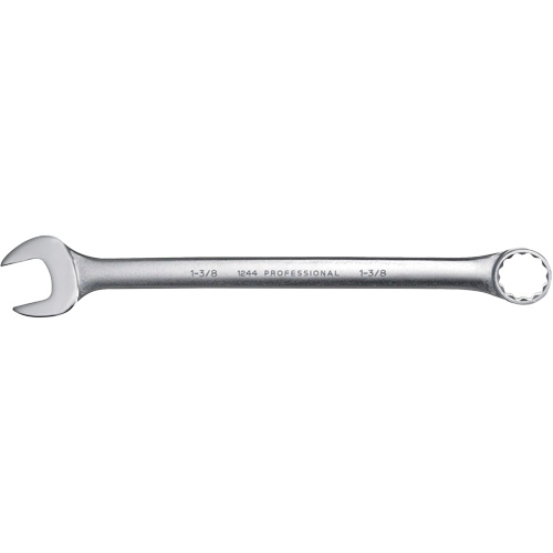 Combination Wrench, 12 Point, 1-3/8", Satin Finish Pathway Supply LP