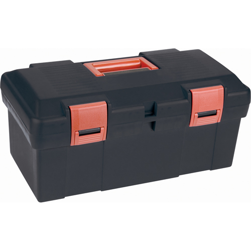Heavy-Duty Tool Box, 17-1/2" W x 9-1/2" D x 8" H, Black Pathway Supply LP