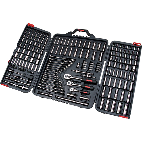 Jeux de douilles et cl&eacute;s SAE/m&eacute;triques 1/4", 3/8" et 1/2", 210 Mcx, Profond Pathway Supply LP
