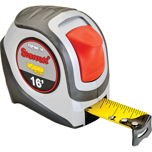 Ruban &agrave; mesurer de poche Exact Plus, 1" x 16', Marques de goujon 1/16" Pathway Supply LP