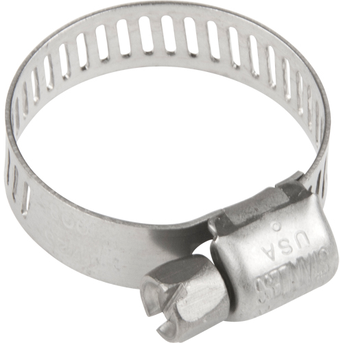 Hose Clamps - Stainless Steel Band & Screw, Min Dia. 0.316, Max Dia. 7/8" Pathway Supply LP
