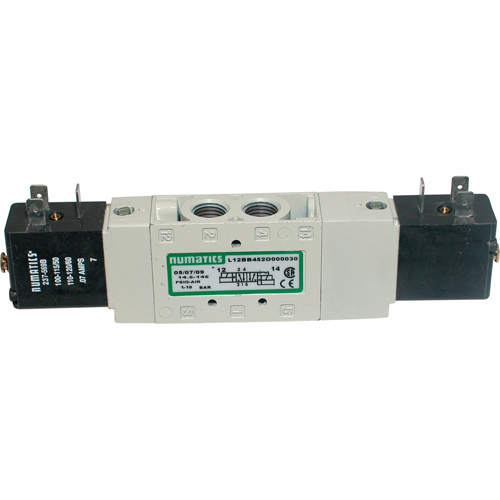 Pilot 5-Way 2-Position 4-Way Solenoid Valves, 3/8" Pipe, 150 PSI Pathway Supply LP
