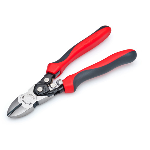 Pro Series Dual Material Diagonal Compound Action Cutting Pliers, 8" L Pathway Supply LP