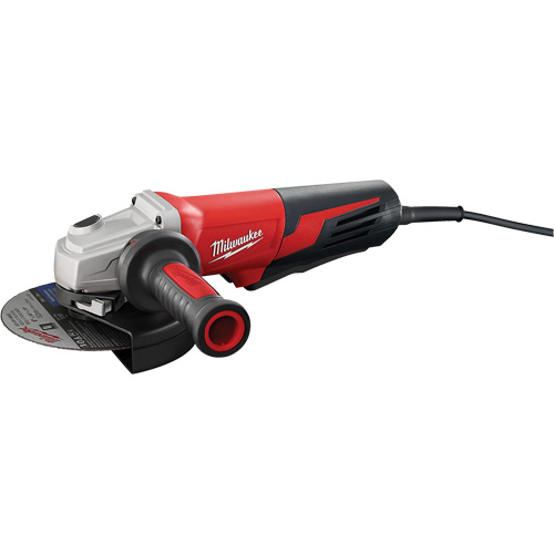 Small Paddle No-Lock Angle Grinder, 6", 120 V, 13 A, 9000 RPM Pathway Supply LP