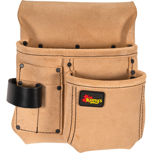Half Carpenter Apron, Multiple Tool Holder, Leather, 4 Pockets Pathway Supply LP