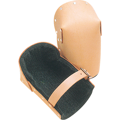 Hard Shell Knee Pads, Buckle Style, Leather Caps, Foam Pads Pathway Supply LP