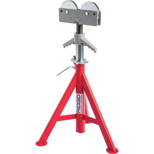 Support de tuyau pour rouleau baiss&eacute; no RJ-98, 59-104 cm R&eacute;glage de la hauteur, 12" Capacit&eacute; max. de tuyau, 1000 lb Capacit&eacute; de charge max. Pathway Supply LP