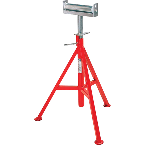 Conveyor Head Pipe Stand #CJ-99, 74-112 cm Height Adjustment, 12" Max. Pipe Capacity, 1000 lbs. Max. Weight Capacity Pathway Supply LP