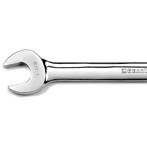 12-Point Long Pattern Combination Wrench, 12 Point, 1-1/2", Chrome/Polished Finish Pathway Supply LP