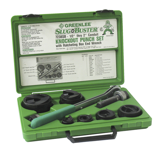 Ensemble de poinçonnage avec cliquet et poinçons SlugBuster Pathway Supply LP