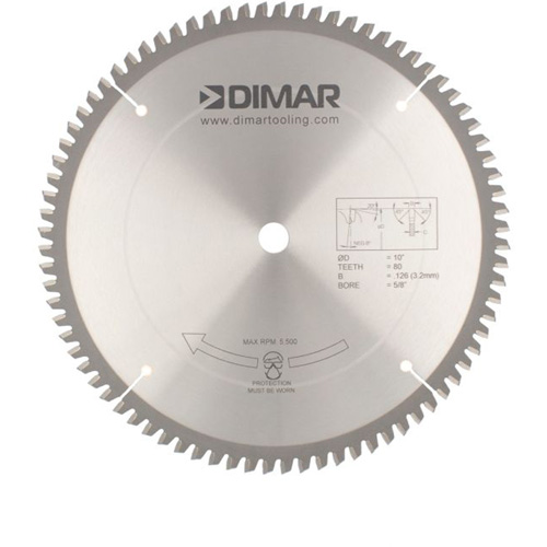 Contractor Saw Blades, 10", 80 Teeth, Non-Ferrous Use Pathway Supply LP