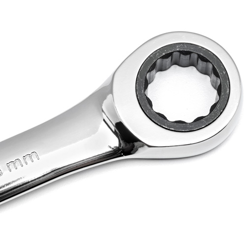 72-Tooth Ratcheting Combination Wrench, 12 Point, 30 mm, Chrome/Polished Finish Pathway Supply LP