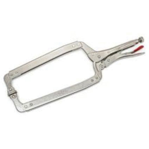 Pince-&eacute;tau en C avec plaquettes pivotantes, Longueur 18", Pinces serre-joints Pathway Supply LP