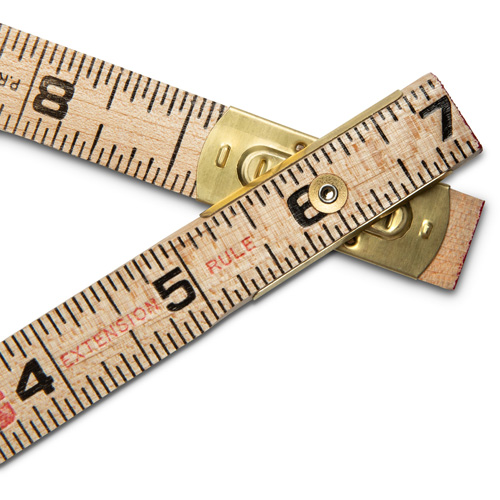 R&egrave;gle pliante, 6' lo, Bois, Graduations de 1/16" Pathway Supply LP