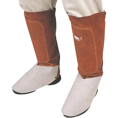 Leather Spats, 6" L, Lava Brown Pathway Supply LP