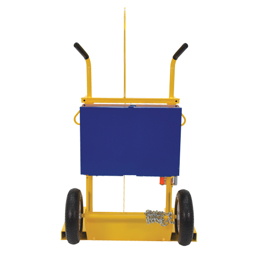 Chariot pour chalumeau et bouteille de soudage, Roues Pneumatique, Base de 24" la x 19-1/2" lo, 500 lb Pathway Supply LP