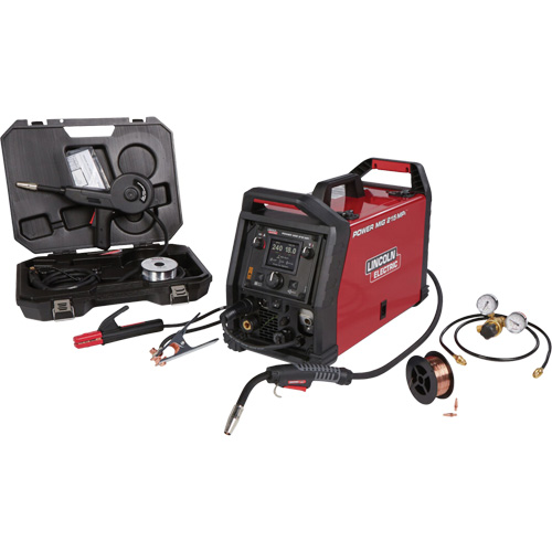 POWER MIG&reg; 215 MPi Multi-Process Welder Aluminum One-Pak&reg;, 120 V/230 V, 1 Ph, 60 Hz Pathway Supply LP