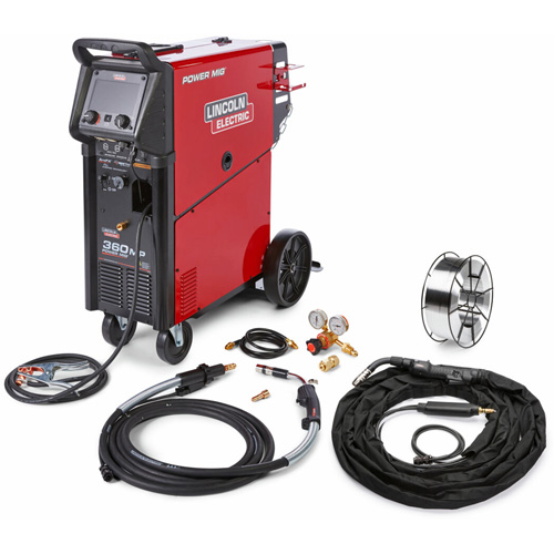 POWER MIG&reg; 360MP Aluminum Front Trigger One-Pak&reg; for Trailer & General Fabrication, 208 V/230 V/460 V/575 V, 1 Ph, 50/60 Hz Pathway Supply LP