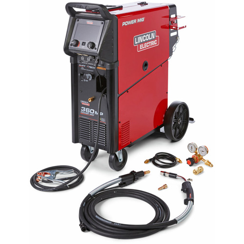 Machine &agrave; souder multiproc&eacute;d&eacute;s POWER MIG 360MP, 208 V/230 V/460 V/575 V, 1 Ph, 50/60 Hz Pathway Supply LP